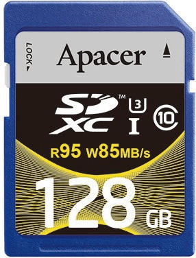Apacer SDXC UHS-I U3 Class 10 - 128GB (AP128GSDXC10U4-R)