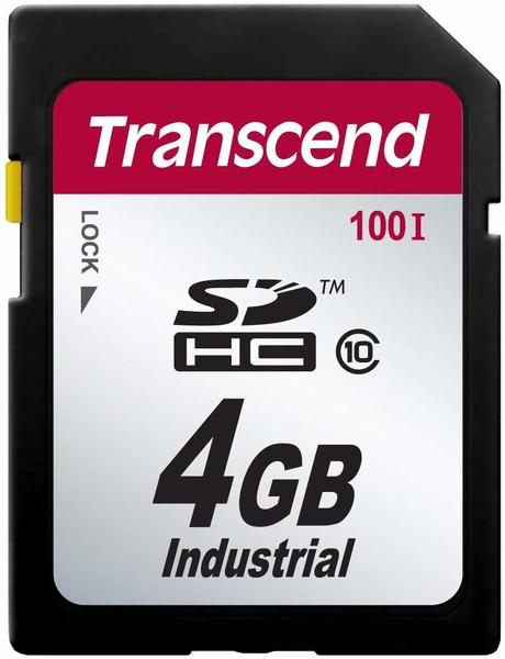 Transcend Industrial Temp SDHC100I - Flash-Speicherkarte - 4 GB - Class 10 - SDHC