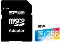 Silicon Power Elite Colorful microSDXC 256GB mit Adapter