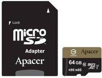 Apacer microSDXC UHS-I U3 Class 10 - 64GB
