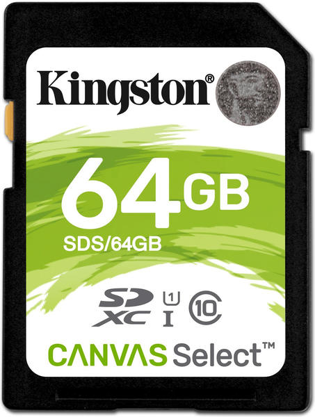 Kingston Canvas Select SDXC 64GB (SDS/64GB)