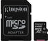 Kingston microSD Class 10 45MB/s UHS-I + SD-Adapter