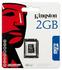 Kingston Micro Secure Digital 2048 MB