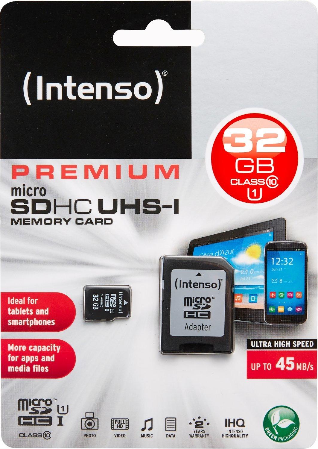 Intenso UHS-I Premium microSDHC 32GB Test TOP Angebote ab 7,49 € (März 2023)