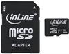InLine 35052I MicroSDXC Speicherkarte mit SD Adapter, Class 10/U3, 16GB, Schwarz