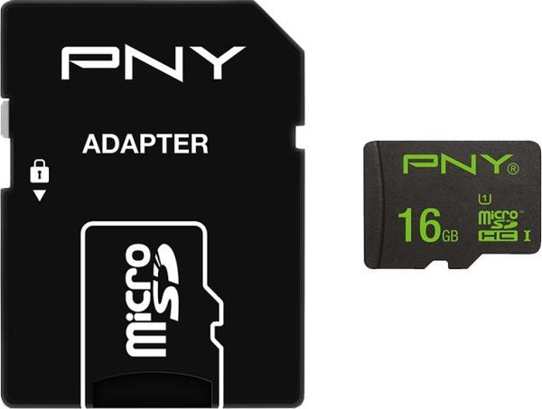 PNY High Performance microSDHC 16GB (SDU16GHIGPER-1-EF)