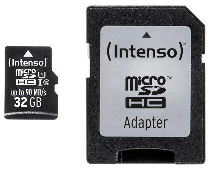Intenso microSDHC Professional 32GB Class 10 U1 + SD-Adapter