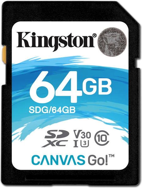 Kingston Canvas Go! SDHC 64GB