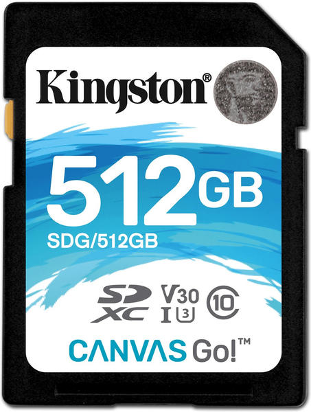 Kingston Canvas Go! SDXC 512GB