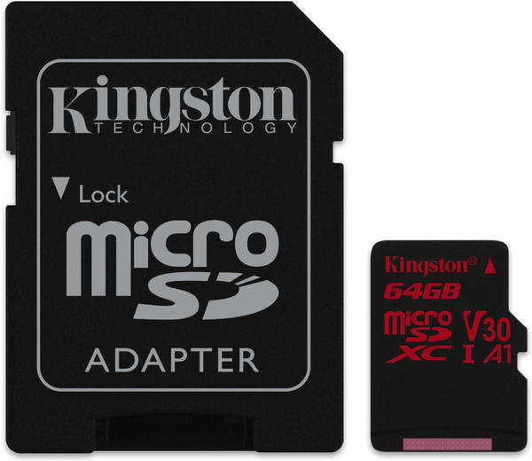 Kingston Canvas React microSDXC 64GB (SDCR/64GB)