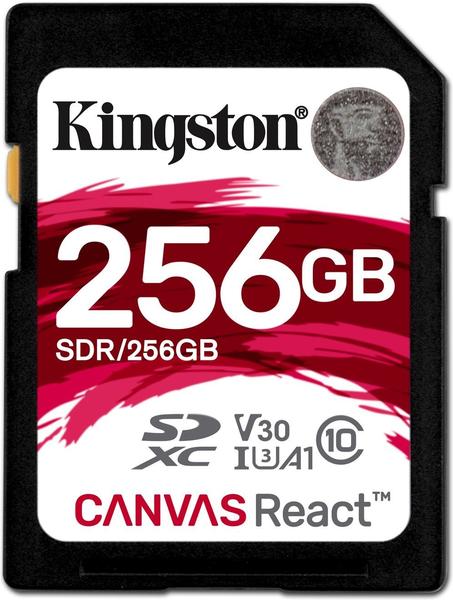 Kingston Canvas React SDXC 256GB (SDR/256GB)