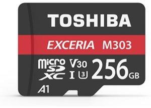 Toshiba microSDXC Exceria M303 256GB Class 10 UHS-I U3 + SD-Adapter
