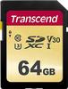 Transcend TS64GSDC500S, 64GB Transcend UHS-I U3 SD card MLC, Art# 8883057