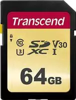 Transcend TS64GSDC500S, Transcend SDXC UHS-I U3 (64 GB, SDXC, U3, UHS-I)