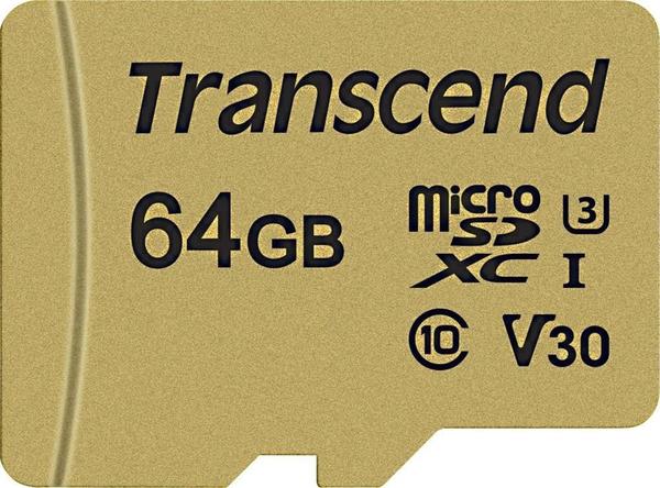 Transcend 500S microSDXC - 64GB