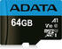 A-Data ADATA microSDXC Speicherkarte microSDXC UHS-I Class 10 64GB Premier A1
