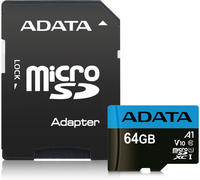 ADATA microSD 64GB Premier UHS-I Cl10 + Adapter