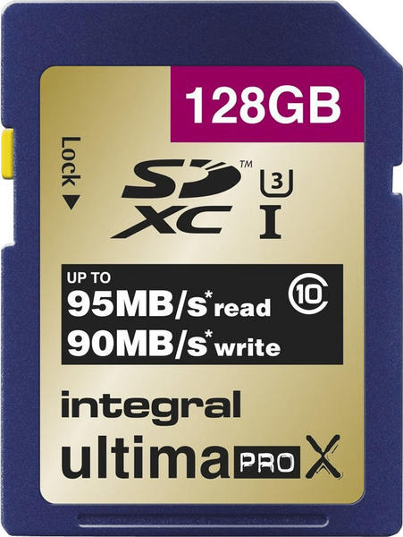 Integral SDXC Speicherkarte Klasse 10UHS-I 128 GB