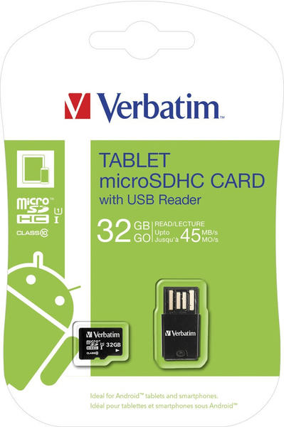 Verbatim Tablet U1 microSDHC 32GB (44059)