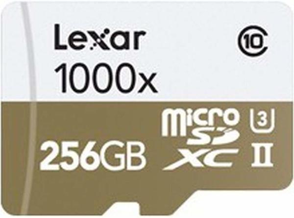Lexar MicroSDXC Professional 256GB UHS-II 1000x + USB Adapter