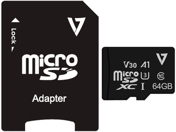 V7 U3 A1 microSDXC 64GB