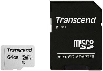 Transcend 300S microSDXC 64GB mit Adapter