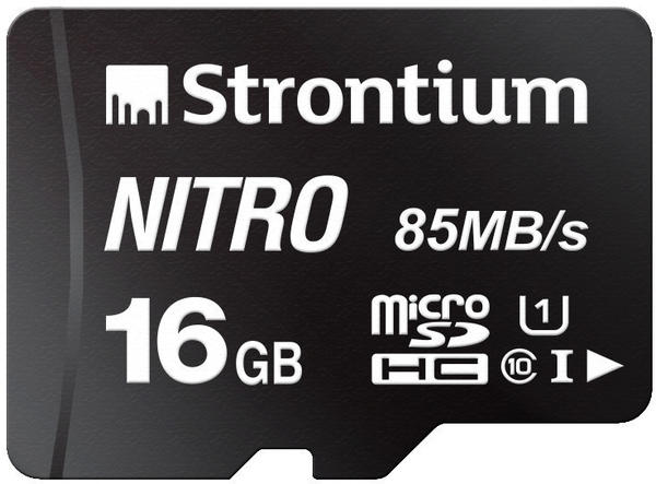 Strontium SRN16GTFU1QA - MicroSDHC-Speicherkarte 16 GB Class 10 mit - High Capacity SD (MicroSDHC) (66497)