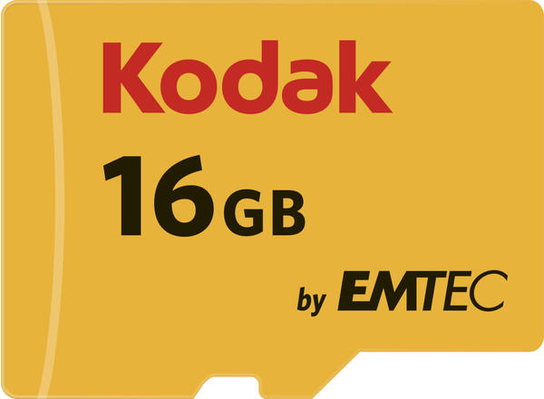 Kodak microSDHC 16GB Kodak +Adapter CL10 Extra Blister