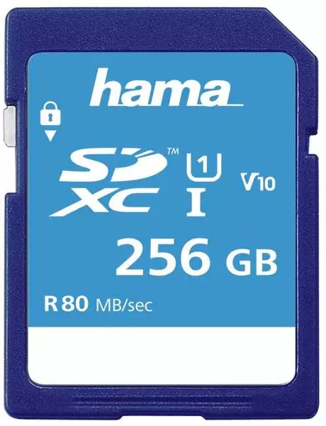 Hama SDXC Class 10 UHS I 80MB/s 256GB (00123997)