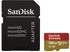 SanDisk microSDXC Extreme 128GB Class 10 UHS-I U3 V30 A2 + SD-Adapter