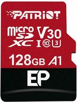 Patriot Flash card Micro-SD 128GB EP Series SDXC V30, 100MBs/80MBs (PEF128GEP31MCX)