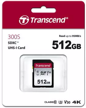 Transcend 300S SDXC 512GB – Robust und zuverlässig für jede Anwendung