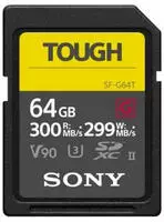 Sony SDXC Pro Tough 64GB Class 10 UHS-II U3 (SF64TG)