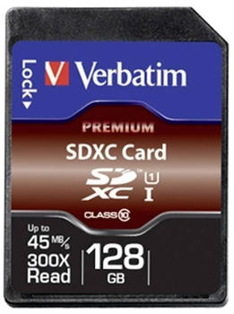 Verbatim SDXC 128GB Class 10 UHS-I (44025)