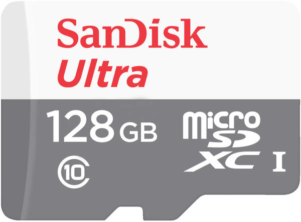 SanDisk microSDXC Ultra 128GB Class 10 80MB/s UHS-I (SDSQUNS-128G-GN6MN)