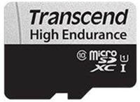 Transcend High Endurance 350V microSDXC-Karte Class 10, UHS-I inkl. SD-Adapter