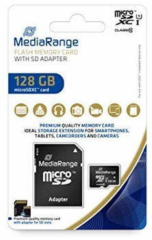 MediaRange microSDXC UHS-I Class 10 128GB with Adapter