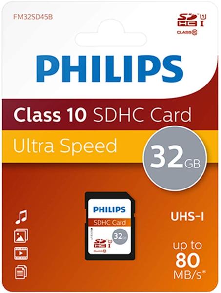 Philips SDHC 32GB Class 10 (FM032SD45B)