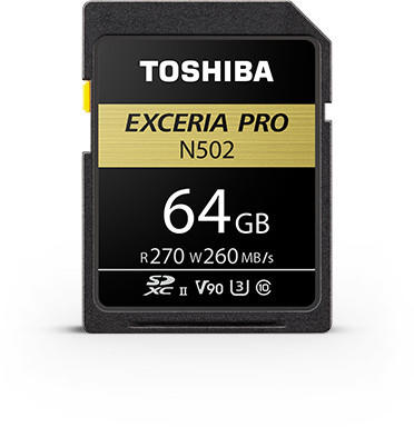 Toshiba Exceria Pro N502 SDXC 64GB