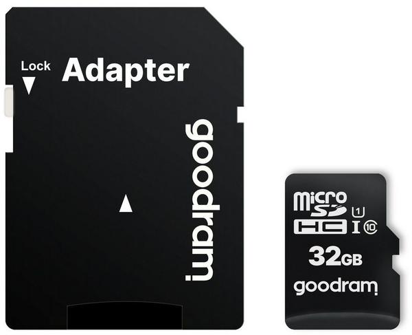 GoodRam microSDHC 32GB Class 10 UHS-I + SD-Adapter