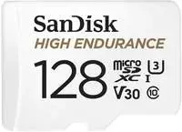 SanDisk High Endurance microSDXC UHS-I U3 Speicherkarte + Adapter 128GB