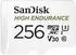 256 GB, mit SD-Karten-Adapter: SanDisk High Endurance microSD