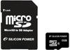 Silicon Power microSDHC 8GB Class 4 + SD-Adapter