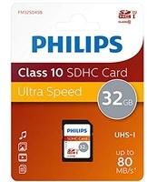 Philips SDHC Ultra Speed 32GB Class 10 UHS-I