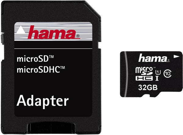 Hama microSDHC 32GB Class 10 UHS-I (114993)