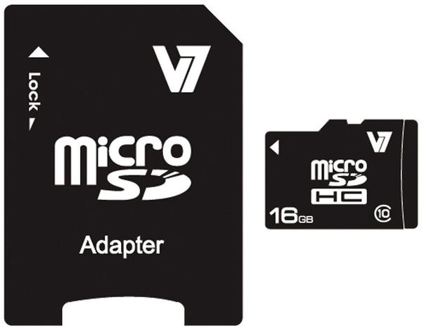 V7 microSDHC 16GB Class 10 (VAMSDH16GCL10R-2E)