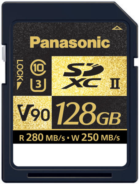 Panasonic SDXC UHS-II V90 - 128GB (RP-SDZA128AK)