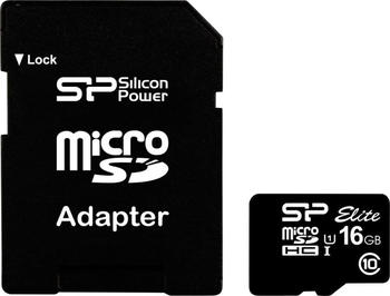 Silicon Power Elite microSDHC 16GB (SP016GBSTHBU1V10SP)