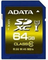 Adata Premier SDXC 64GB Class 10 UHS-I (ASDX64GUICL10-R)