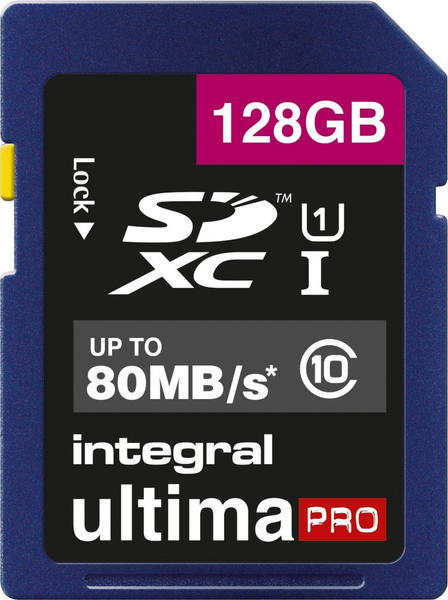 Integral UltimaPro SDXC 80MB Class 10 UHS-I U1 - 128GB